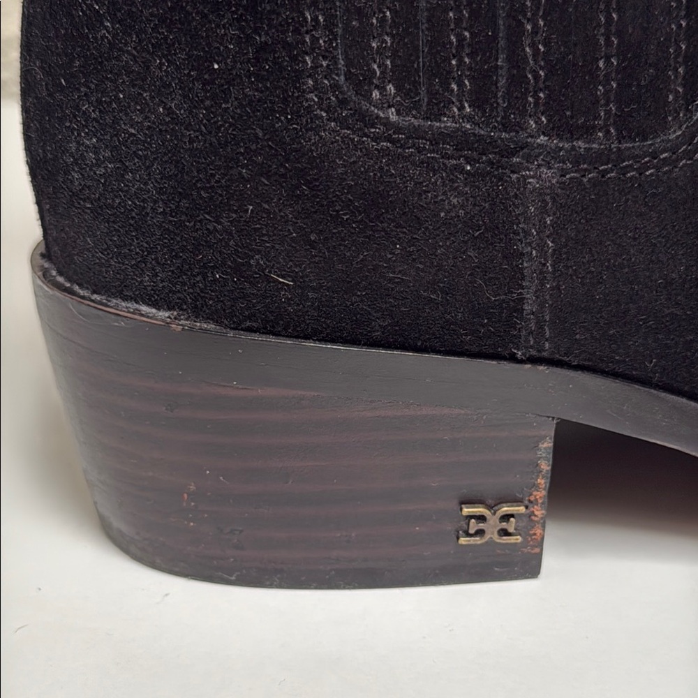 Sam Edelman - Suede Ankle Boots - Picture 6 of 11